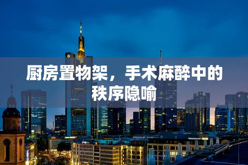 厨房置物架，手术麻醉中的秩序隐喻
