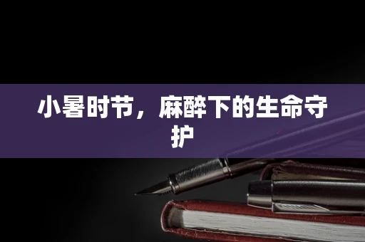 小暑时节，麻醉下的生命守护