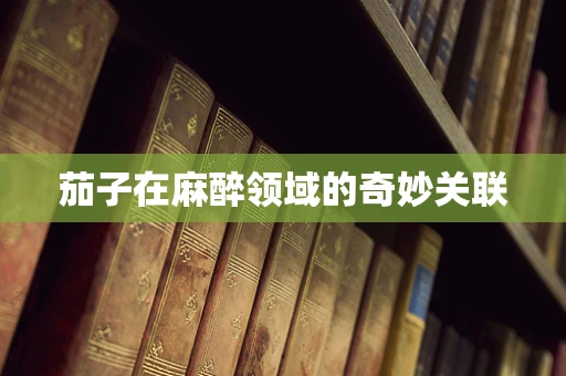 茄子在麻醉领域的奇妙关联
