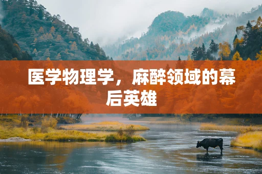 医学物理学，麻醉领域的幕后英雄