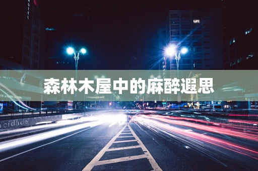 森林木屋中的麻醉遐思