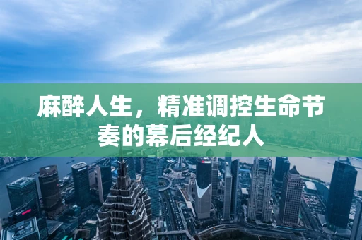 麻醉人生，精准调控生命节奏的幕后经纪人