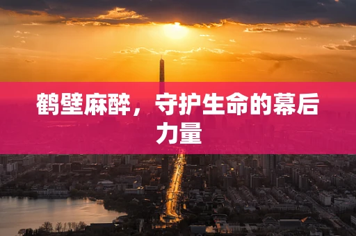 鹤壁麻醉，守护生命的幕后力量