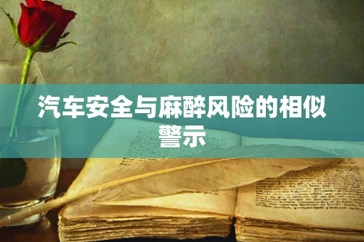 汽车安全与麻醉风险的相似警示
