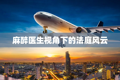 麻醉医生视角下的法庭风云