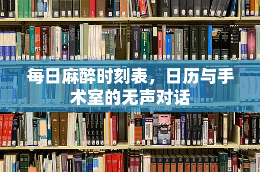 每日麻醉时刻表，日历与手术室的无声对话