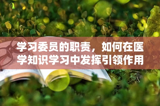 学习委员的职责，如何在医学知识学习中发挥引领作用？