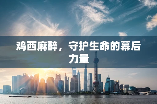 鸡西麻醉，守护生命的幕后力量