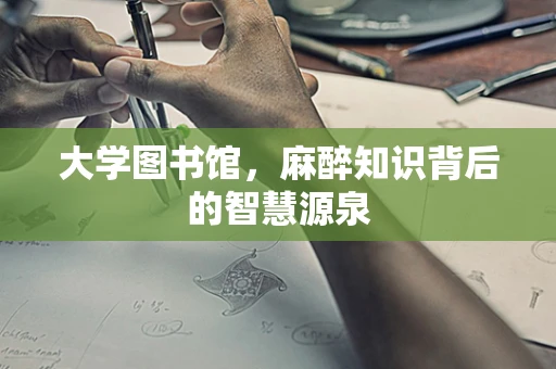 大学图书馆，麻醉知识背后的智慧源泉