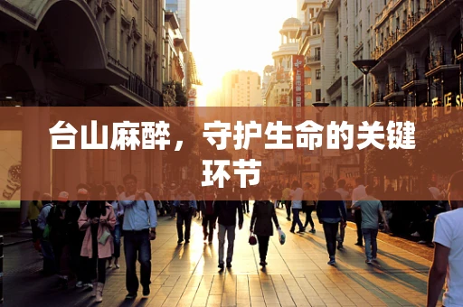 台山麻醉，守护生命的关键环节