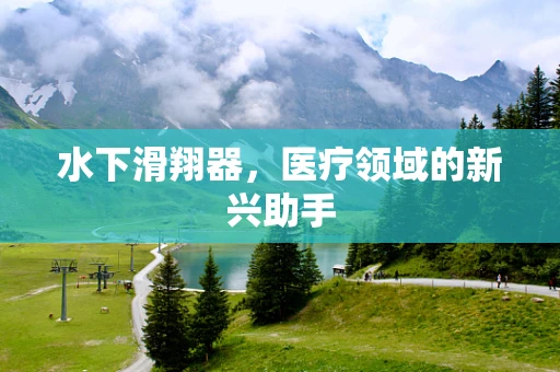 水下滑翔器，医疗领域的新兴助手