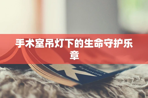 手术室吊灯下的生命守护乐章